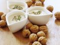 Cremige Kartoffelsuppe mit Walnusspesto Rezept