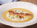 Cremige Kürbissuppe mit Bacon Rezept