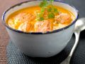 Cremige Möhrensuppe mit Lachs Rezept