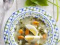 Cremige Sauerampfersuppe mit Ei Rezept