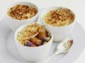 Crumble mit Pfirsich und Heidelbeeren Rezept