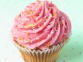 Cupcake mit rosa Creme Rezept