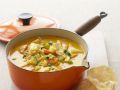 Curry-Gemüse-Suppe mit Hähnchen Rezept
