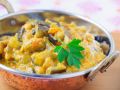 Curry mit Auberginen und Kichererbsen Rezept