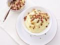 Deftiges Püree mit Speck und Zwiebeln Rezept