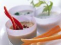 Dreierlei verschiedene Gemüsedips Rezept