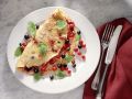 Dünne Pfannkuchen mit Johannisbeeren Rezept
