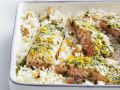 Orangen-Lachs mit Nussreis Rezept