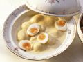 Eier in cremiger Senfsoße Rezept
