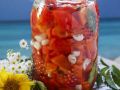 Eingelegte Paprika mit Knoblauch Rezept