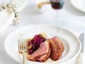 Entenbrust mit Blaukraut und Maronen Rezept