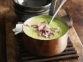 Erbsencremesuppe mit Schinken Rezept