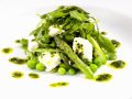 Erbsensalat mit Spargel und Käse Rezept