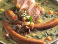 Erbsentopf mit Würstchen und Schweinefleisch Rezept