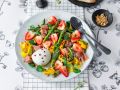 Erdbeer-Mango-Salat mit grünem Spargel Rezept