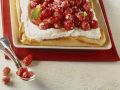 Erdbeer-Pizza (Blechkuchen mit Sahnecreme und Erdbeeren) Rezept