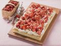 Erdbeerkuchen mit Blätterteigboden Rezept