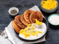 Exotisch-vegane Pancakes mit Mango Rezept