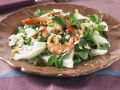 Feldsalat mit Garnelen Rezept