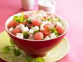 Feta-Wassermelonen-Salat mit Tomaten Rezept