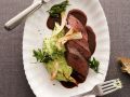 Filet vom Reh mit Kräuterkartoffelpüree und Rotweinsoße Rezept