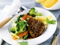 Filetsteaks mit Gemüse Rezept
