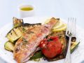 Fisch mit gegrilltem Gemüse Rezept