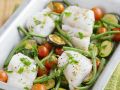 Fisch-Zucchini-Auflauf mit Kirschtomaten Rezept