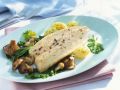 Fischfilet mit Pilzgemüse und Kartoffeln Rezept