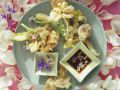 Frittierte Essblüten Rezept