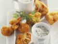 Frittierter Blumenkohl mit Eier-Kräuter-Dip Rezept