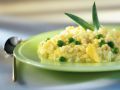 Fruchtiges Erbsen-Risotto Rezept