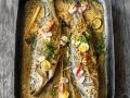 Ganzer Wolfsbarsch im Thai-Curry-Sud Rezept