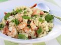 Garnelen-Risotto mit Basilikum Rezept