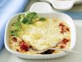 Gebackene Eier auf britische Art (Baked Eggs) mit Tomate und Feta Rezept