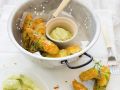 Gebackene Zucchini mit Dip Rezept