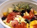 Gebackener Feta mit Gemüse Rezept