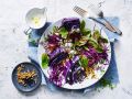 Gebackener Rotkohl mit Gorgonzola-Dressing Rezept