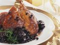Gebratene Ente mit Pflaumen und Wacholderbeeren Rezept