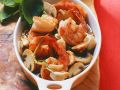 Gebratene Garnelen mit Champignons Rezept