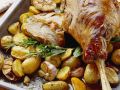 Gebratene Lammkeule mit Rosmarinkartoffeln Rezept