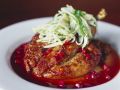 Gebratene Pute mit Soße aus Granatapfel Rezept