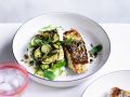 Gebratener Fisch mit Zucchini Rezept