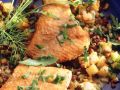 Gebratener Kabeljau auf Linsengemüse Rezept