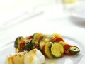 Gebratener Seeteufel mit Gemüse Rezept