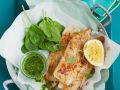 Gebratener Tilapia mit Spinatsauce Rezept