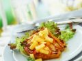 Gebratenes Kotelett mit Ananas Rezept