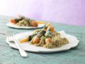 Gedämpfte Bärlauch-Möhren mit Sesam-Quinoa Rezept
