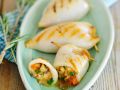 Gefüllte, gegrillte Tintenfischtuben Rezept