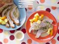 Gefüllte Kalbsbrust mit Gemüse Rezept